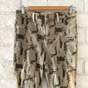 Free People Tie dye stretch skinny pants, jeans, size 30